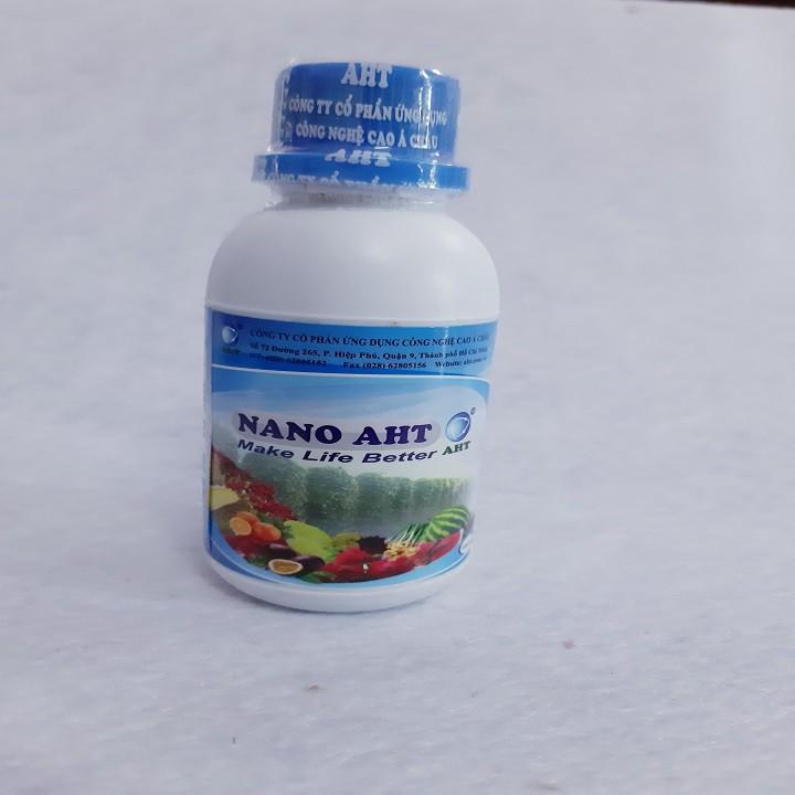 Dung dịch kháng khuẩn, trừ nấm bảo vệ hoa lan nano bạc AHT - chai 100ml