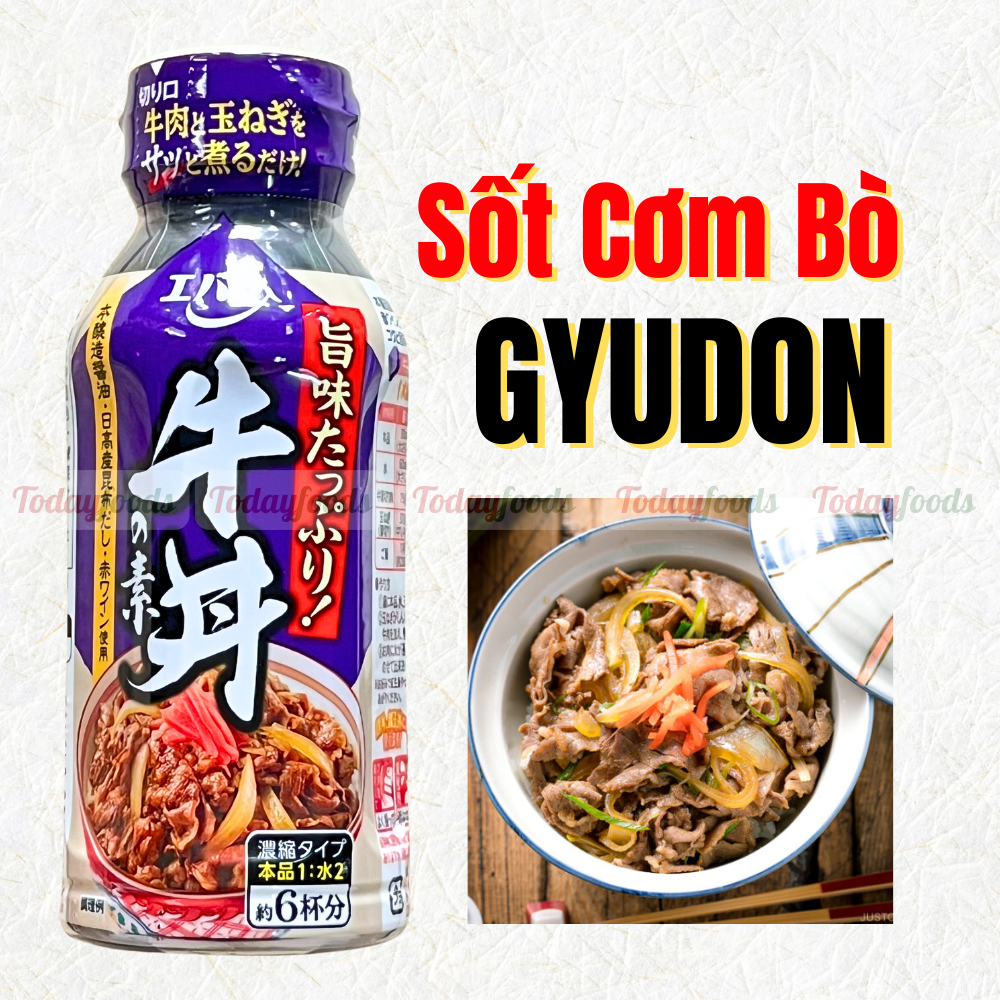 Sốt Cơm Bò Xào Gyudon Ebara 200ML - Sốt Gyudon Nhật Bản