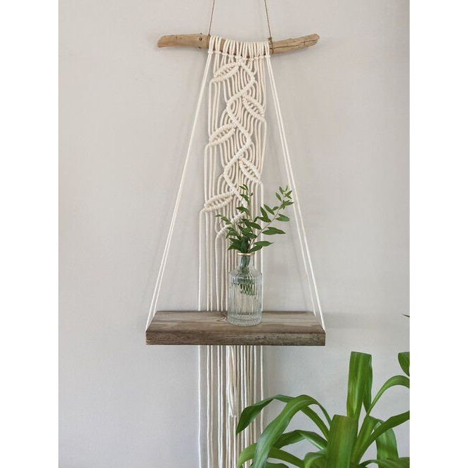 1 dây treo tường trang trí lọ hoa chậu cây macrame handmade