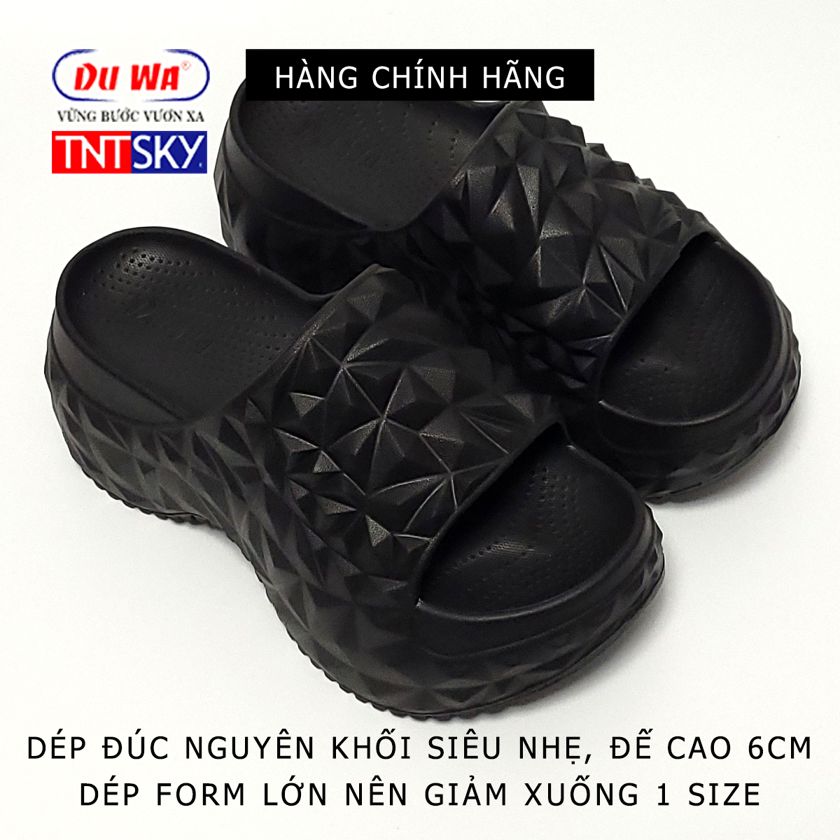Dép Nữ Quai Ngang Đúc Liền Khối Siêu Nhẹ - Hàng Chính Hãng - TK534