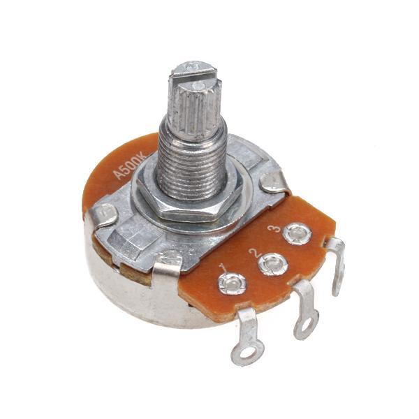 A500K OHM Big Control Pot Audio Volume Guitar Potentiometer Shaft Split