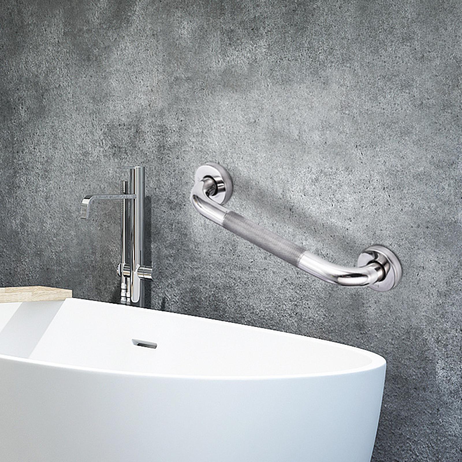 Grab Bars Handrail Easy to Install Anti Slip Wear Resistance Balance Bar Assist Handle for Tub Bathtubs Shower Toilet Seniors