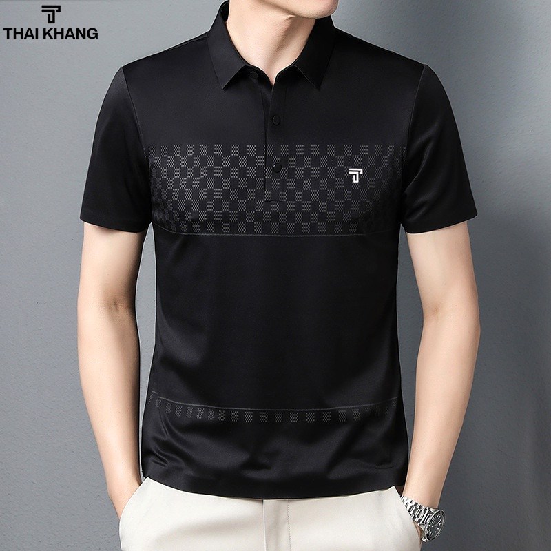 Áo polo nam form chuẩn đẹp vải thun lạnh mặc cực mát co dãn 4 chiều APOLO54