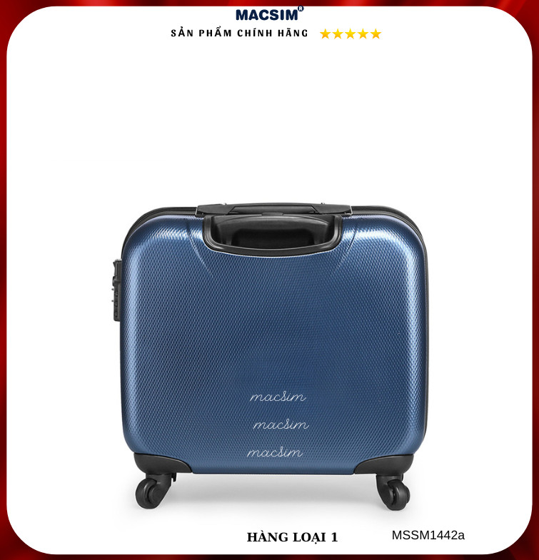 Vali cao cấp Macsim Smooire MSSM1442-a cỡ 16 inch màu Blue - Hàng loại 1