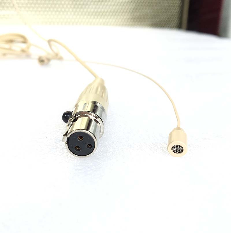 Mic Đeo Tai Màu Da Jack Cắm XLR mini