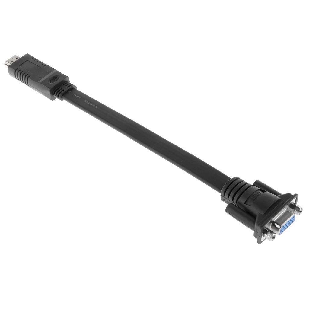 15cm/5.9inch HD 1080P HDMI Male to VGA Connector Adapter for HDTV