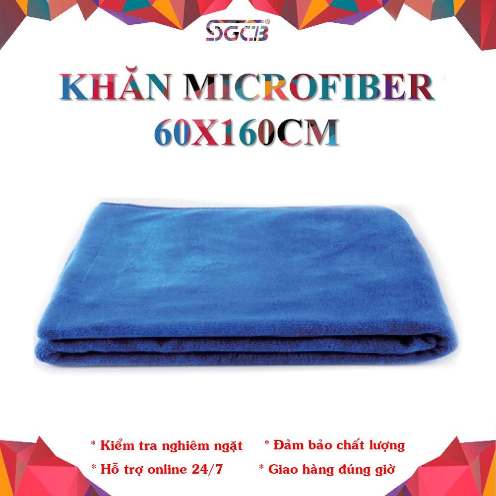 Khăn Lau Vệ Sinh Xe Ô Tô và Mô Tô Microfiber 400G Xanh SGGD010