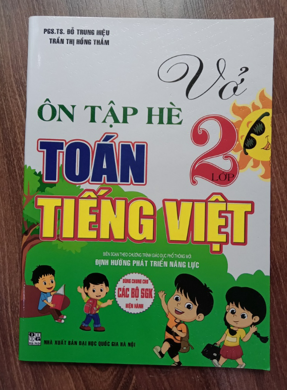 Sách - Vở ôn tập hè toán - tiếng việt lớp 2