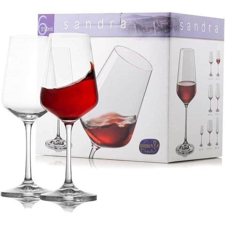 Set 6 Ly Vang Bohemia Sandra, Set Ly Vang Cao Cấp, Cực Sang Chảnh, Nhập Đức