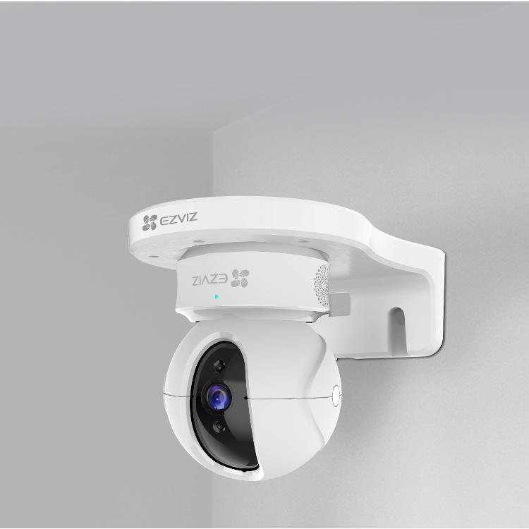 Camera Wifi Ezviz C6 4Mp (2K+) tích hợp AI, quay 360 độ, đàm thoại 02 chiều, phát hiện người, động vật-Hàng Chính Hãng