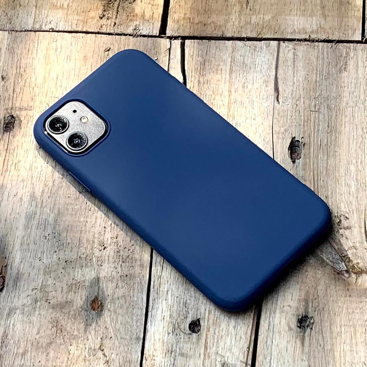 Ốp lưng dẻo mỏng màu xanh dương dành cho iPhone 11
