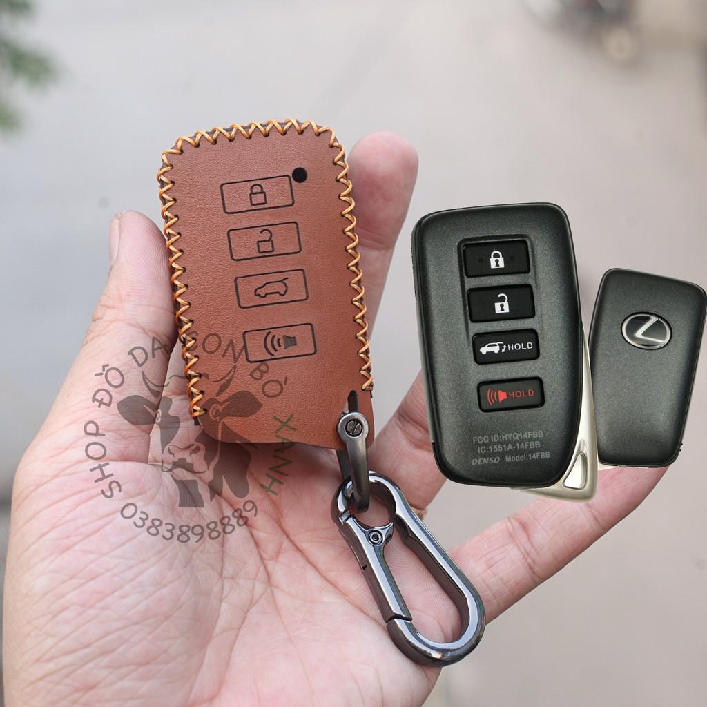 Bao da dành cho chìa khoá Lexus handmade da thật - Lexus RX, LX, GX, NX, ES.... 002