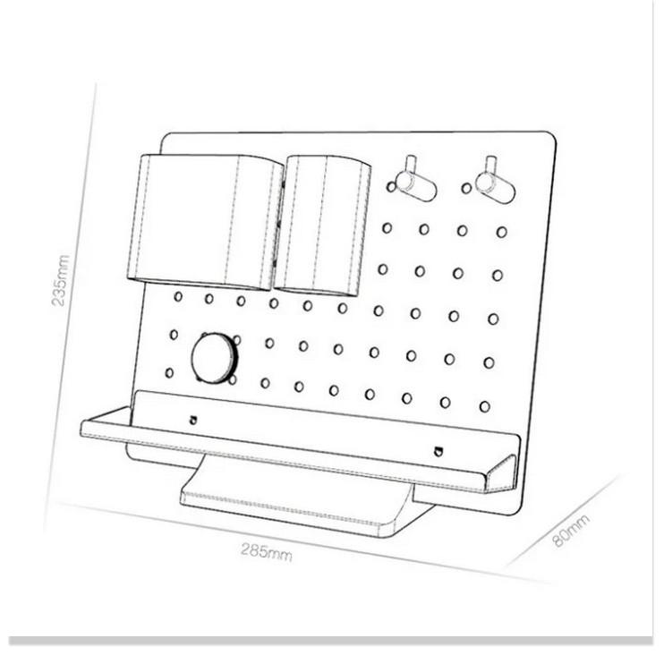 Kệ treo Phụ Kiện Để Bàn Làm Việc Soshi Design Technology