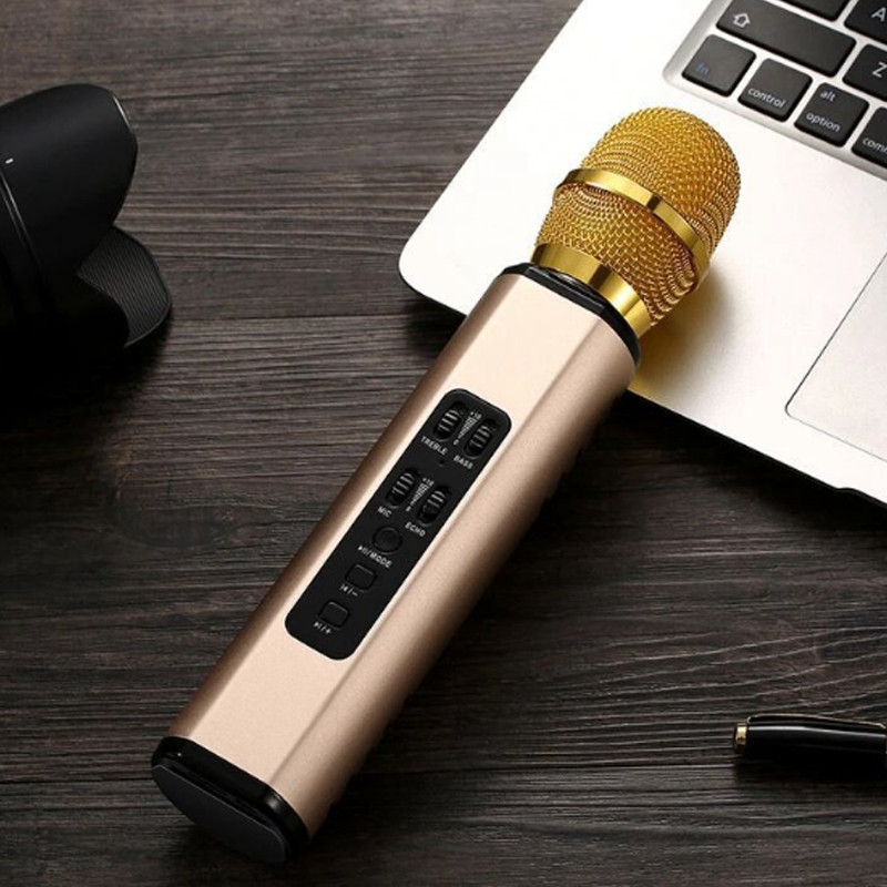 Micro Karaoke Bluetooth Hát Karaoke Cực Hay, Nghe Nhạc Âm Thanh Sống Động - Hàng Chính Hãng