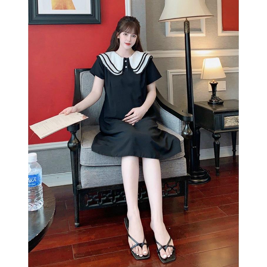 Váy bầu dáng suông cao cấp thiết kế sang chảnh siêu đẹp-đầm bầu xinh