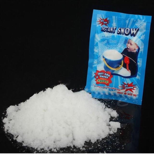 Instant snow / tuyết giả / tuyết nhân tạo - Nguyên liệu làm slime