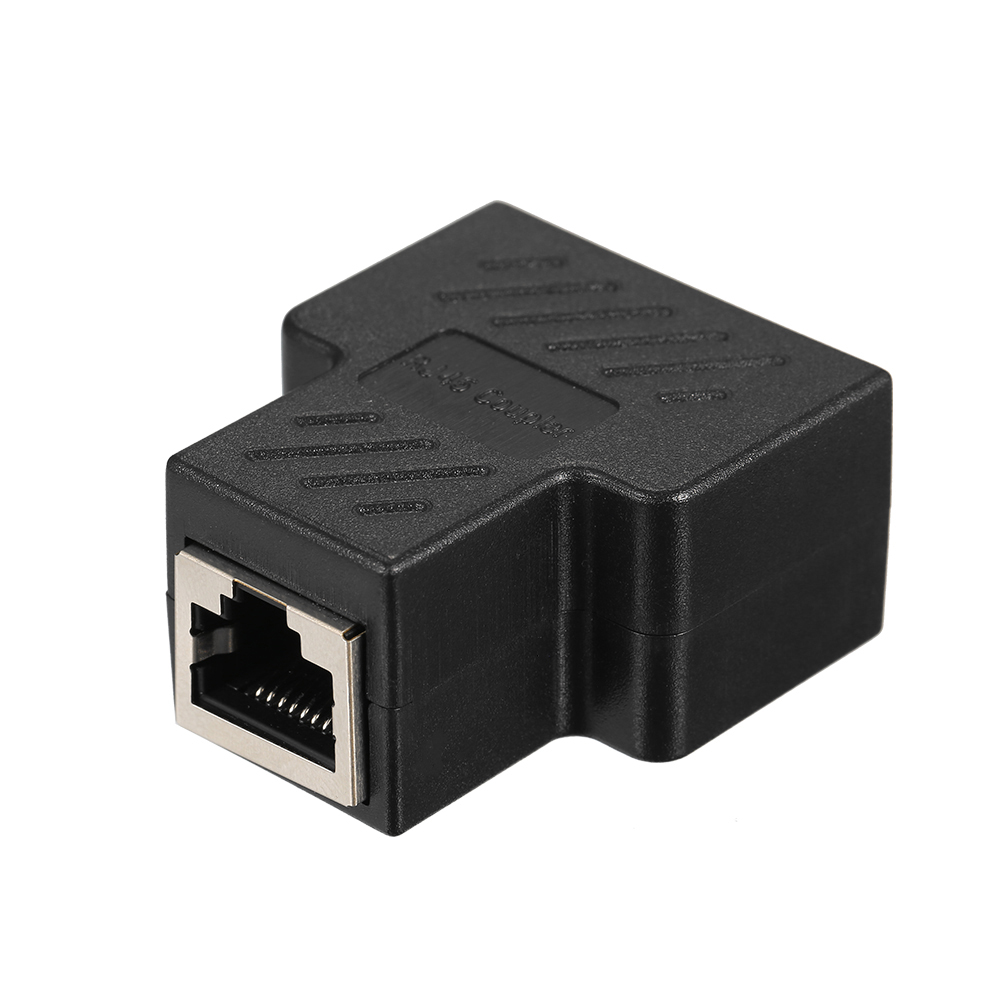 Đầu Nối Chuyển Đổi LAN Ethernet RJ45 1 Đến 2 Cổng Female Cho Cat 5 / Cat 6 / Cat 7