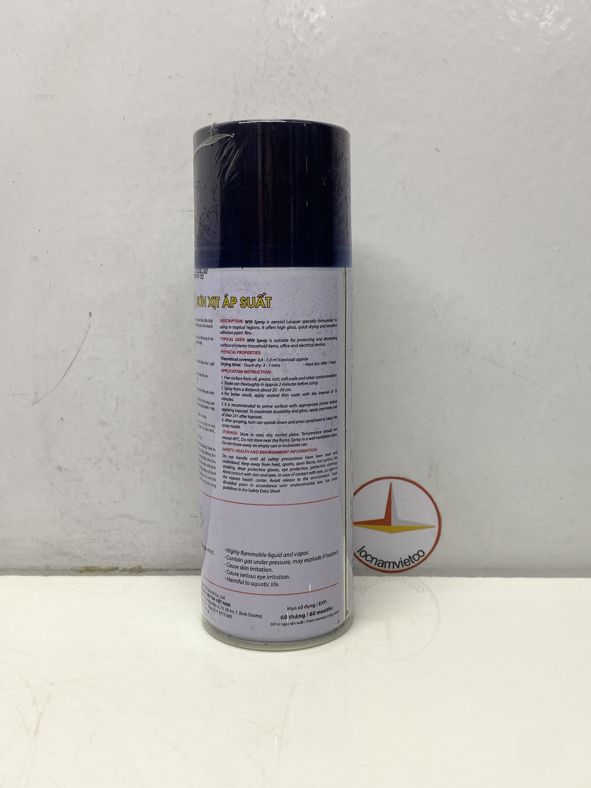Sơn xịt Win màu xanh 268 400ml