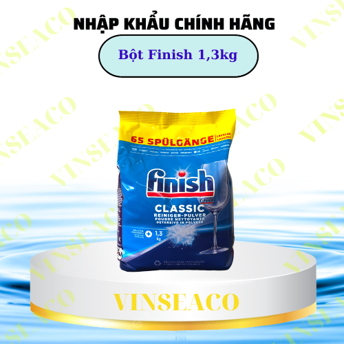 COMBO FINISH: Bột rửa bát Finish 2.5kg + Muối Finish 1.2kg