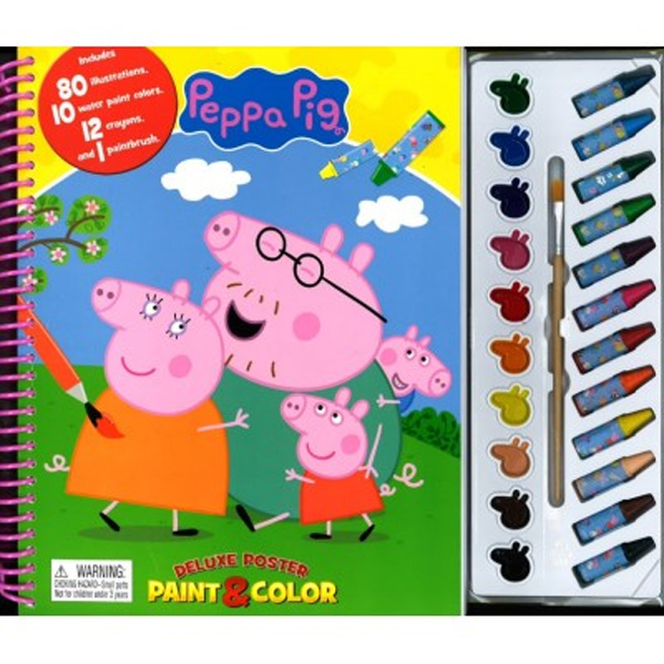 Deluxe Poster Paint &amp; Color: Peppa Pig