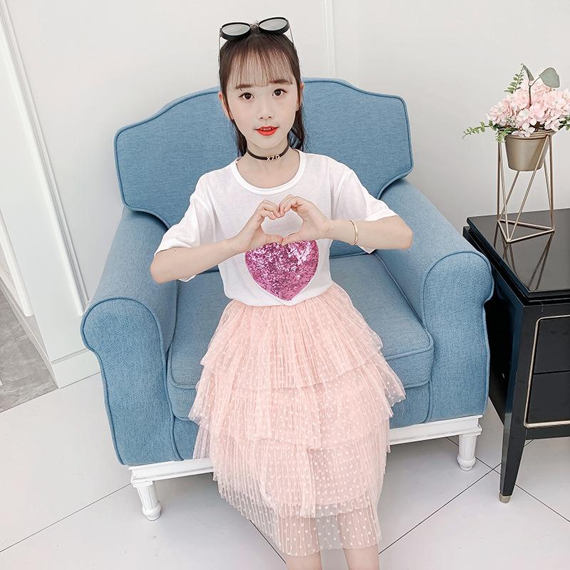 VL69 Size130-160 (21-40kg) Váy Đầm bé gái Kiểu dáng Hàn Quốc Thời trang trẻ Em hàng quảng châu