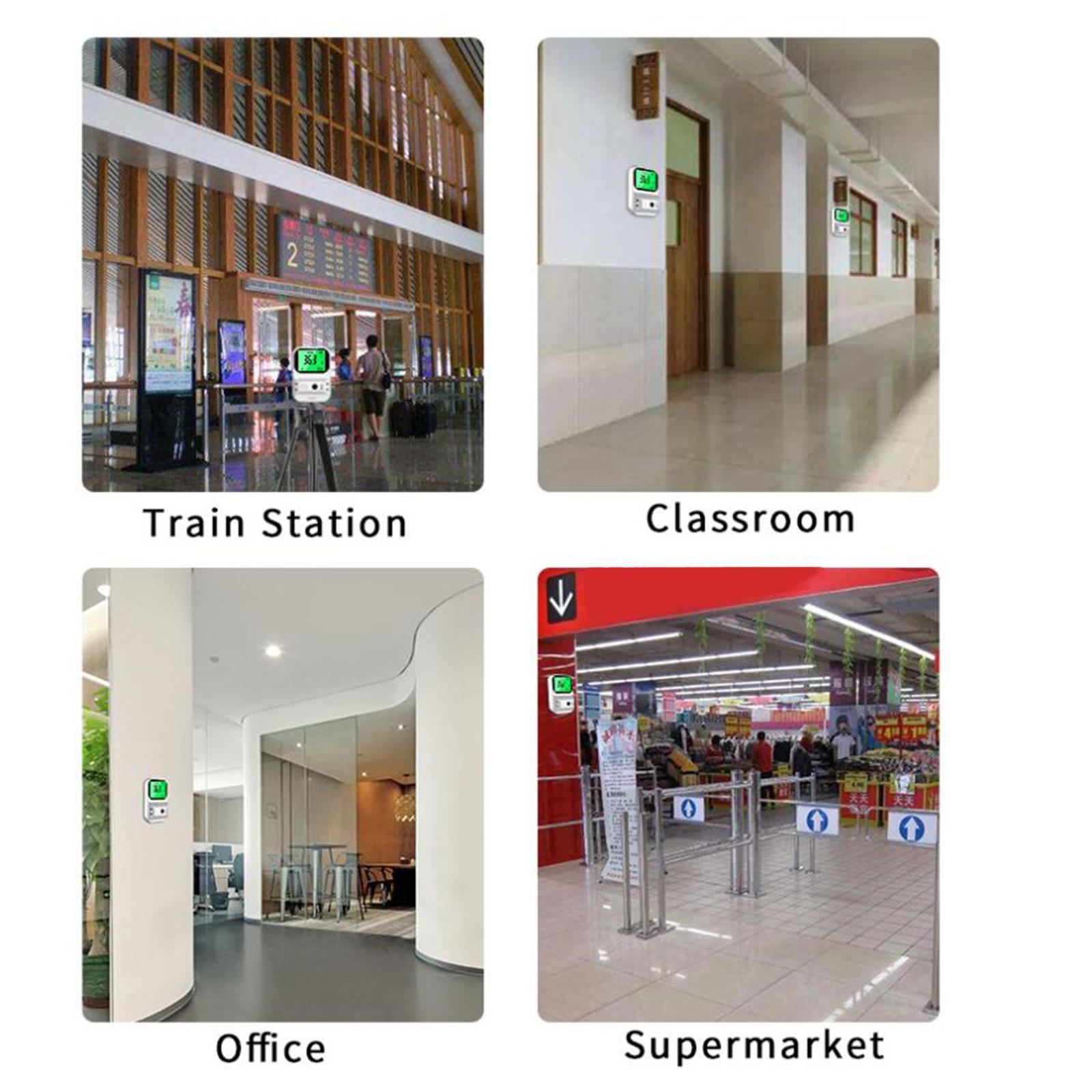 Wall-Mounted Body Thermometer Non- Infrared Digital Thermometer