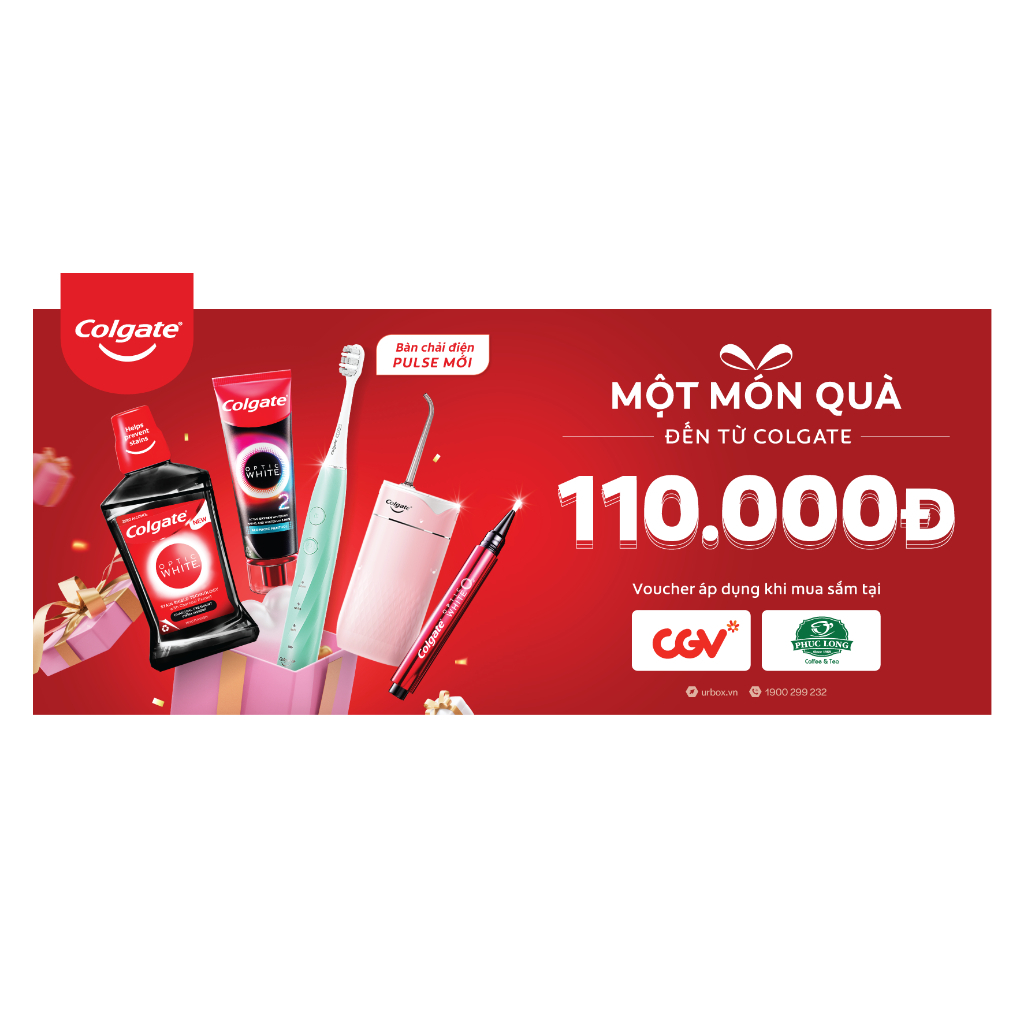 [Quà tặng Colgate] Voucher xem phim CGV