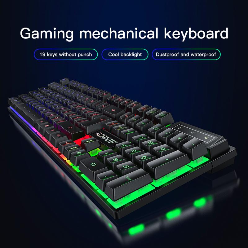 Bàn Phím Chơi Game Cơ Cảm Giác Bàn Phím Có Đèn Nền Cho Máy Tính Máy Tính Bảng Game Thủ Máy Tính Laptop Không Bàn Phím Không Dây