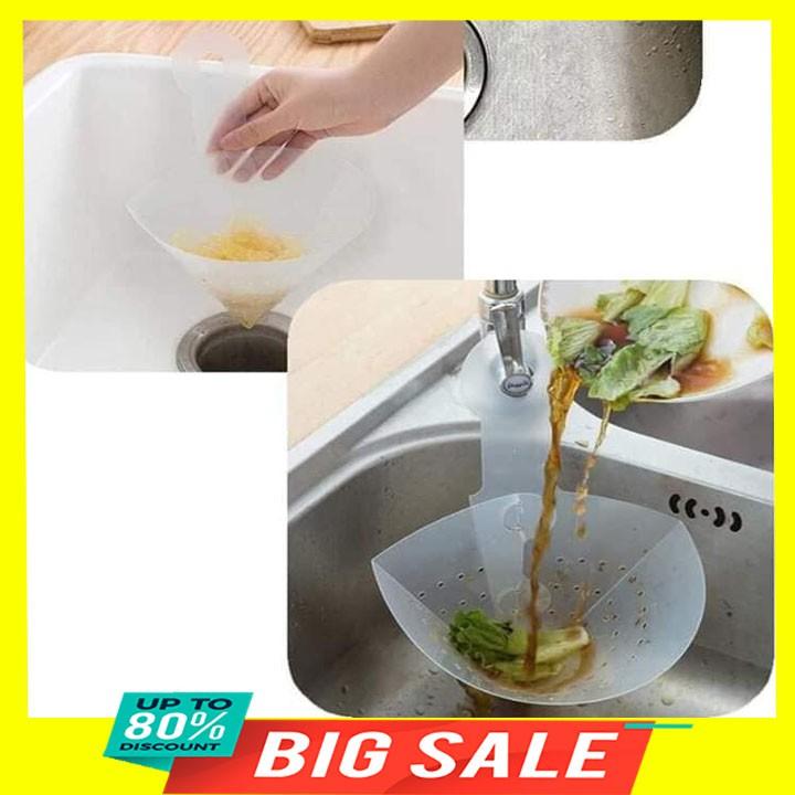 Rổ đựng đồ,chặn rác bồn rửa hình phễu đa năng