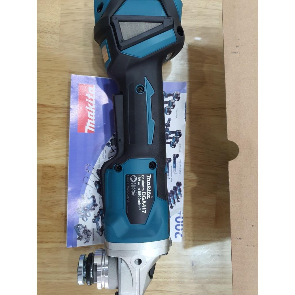 MÁY MÀI GÓC 100MM DÙNG PIN 18V MAKITA DGA417Z- HÀNG CHÍNH HÃNG