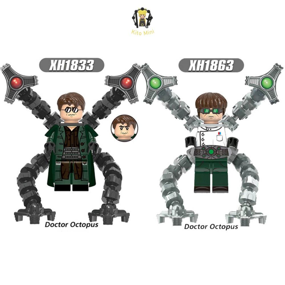 Minifigures Xếp Hình Lắp Ráp Người Nhện Marvel Doctor Octopus Không Còn Nhà XH1833 - 63