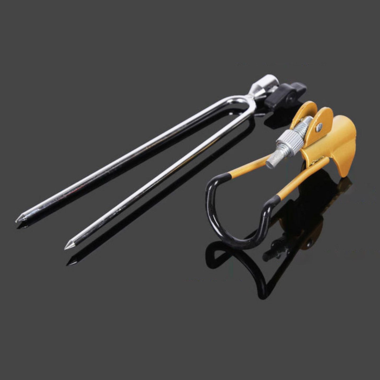 Fishing Rod Holder, Bracket Rod Pole Holder Premium Tool Fish Tool Portable Adjustable Fishing Rod Support Fishing Rod Stand for Sea, River
