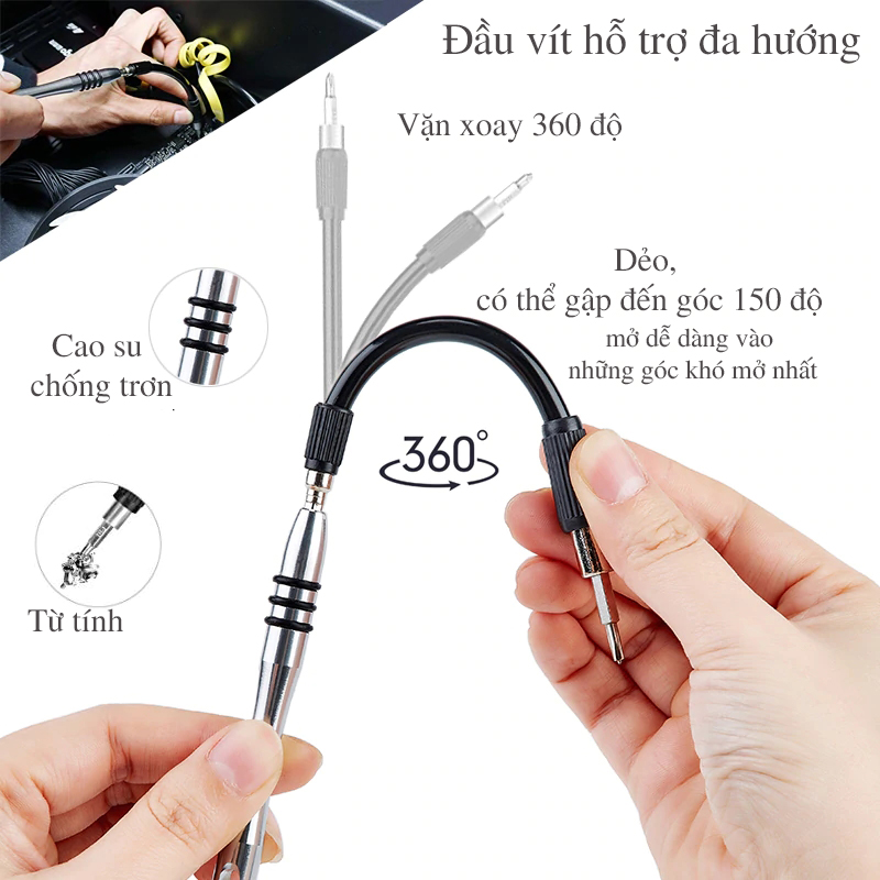 Tua Vít Mini Đa Năng gồm 110 Chi Tiết Giúp Sửa Chữa Tháo Lắp Điện Thoại, Máy Tính, Đồ Điện Tử Đa Năng Tiện Lợi Kavisota