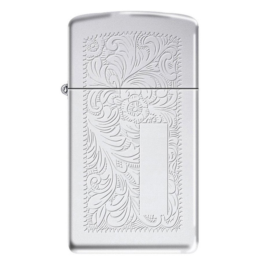 Bật Lửa Zippo 1652 Slim Venetian High Polish Chrome