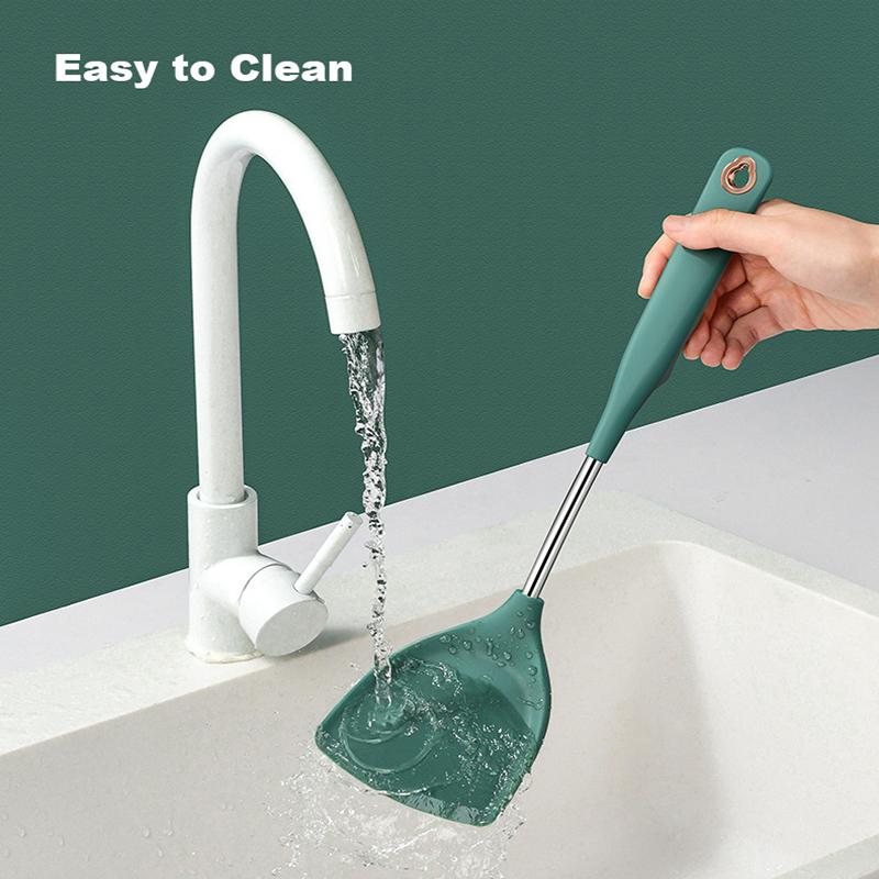 Bắc Âu Thìa Silicone Bộ Nấu Ăn Tiện Dụng Bộ Chịu Nhiệt An Toàn Không Chứa BPA Trứng Bánh Nồi Chảo Không Dính Nhà Bếp tiện Ích Bộ