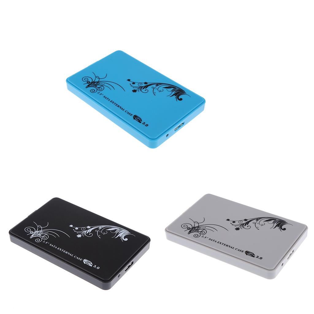 USB3.0 7.5/9.5mm SSD SATA External 2.5" Hard Disk Storage Box Enclosure Case