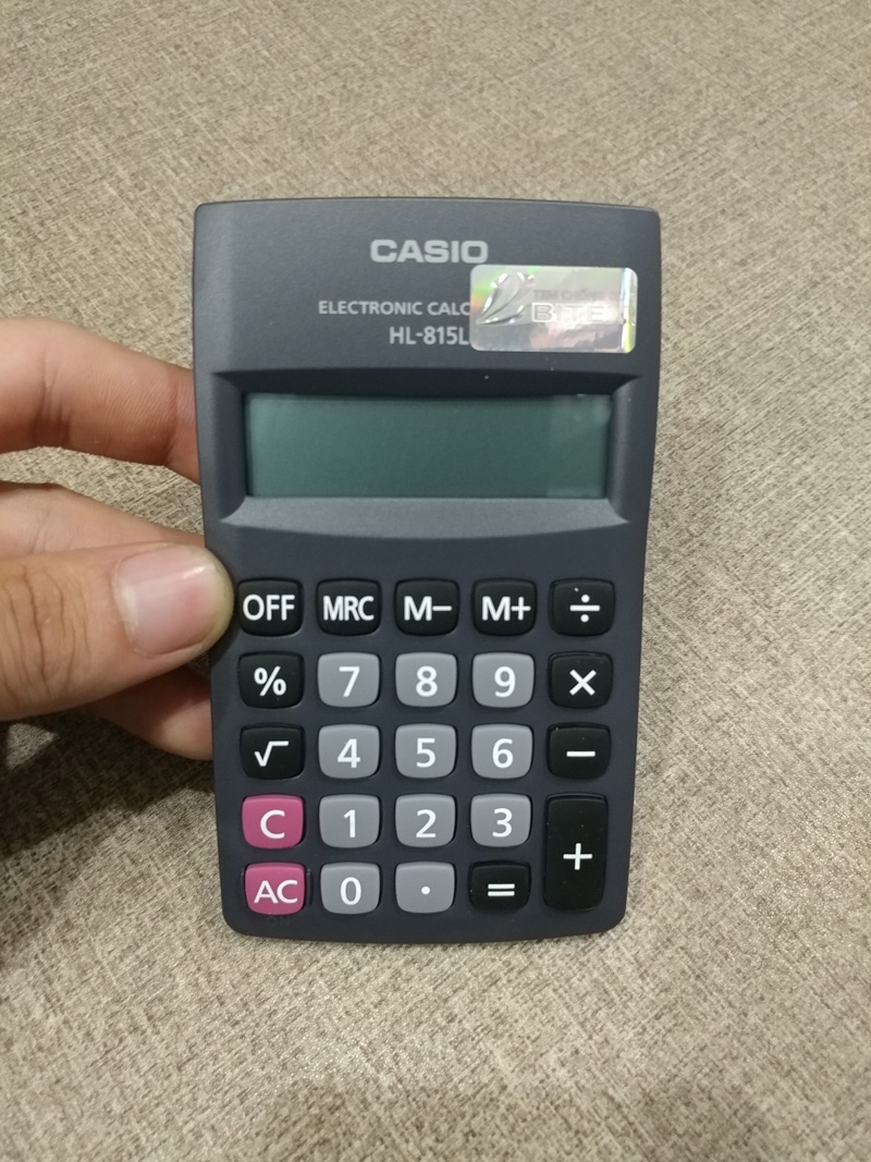 Máy Tính Casio HL-815L-BK-W-DP