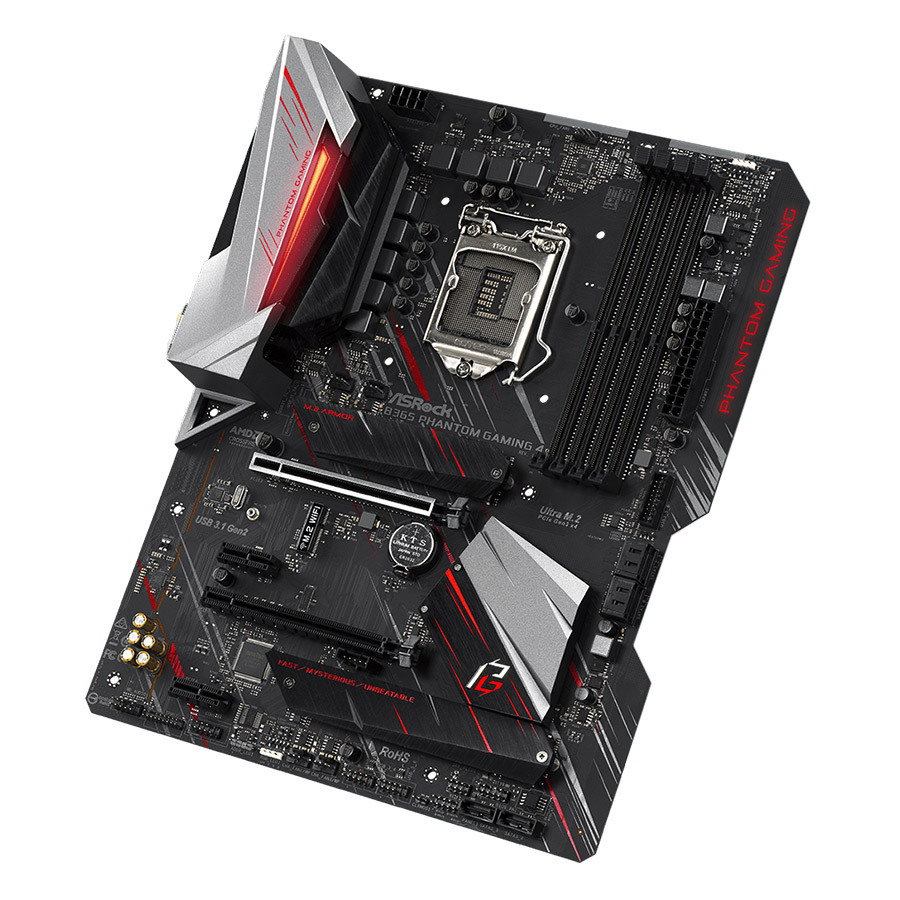 Bo Mạch Chủ Mainboard ASRock B365 Phantom Gaming 4 Socket 1151 - Hàng Chính Hãng