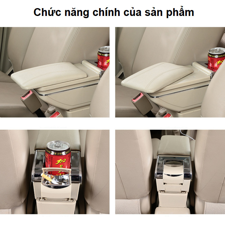 Hộp tỳ tay ô tô, xe hơi cao cấp dùng cho xe Ford Focus JDZX-FC