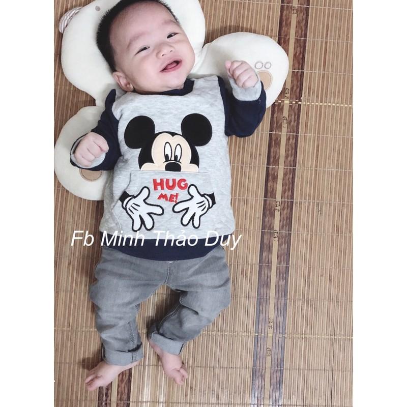 Áo nỉ bông mickey bé trai