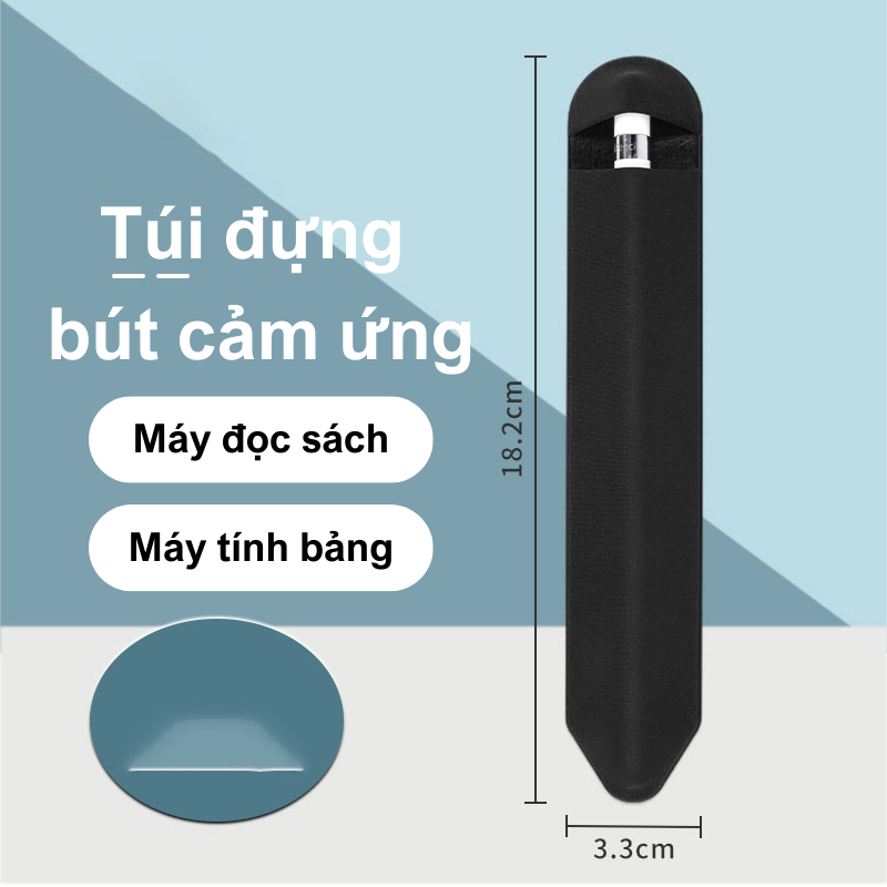 Túi Đựng Bút Cảm Ứng Máy Đọc Sách Cho Kindle, Kobo, Boox, Meebook, Điện Thoại, Máy Tính Bảng
