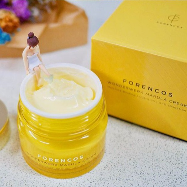 Kem Dưỡng Trắng Và Cấp Ẩm Da Ban Đêm Forencos Wonderwerk Marula Cream