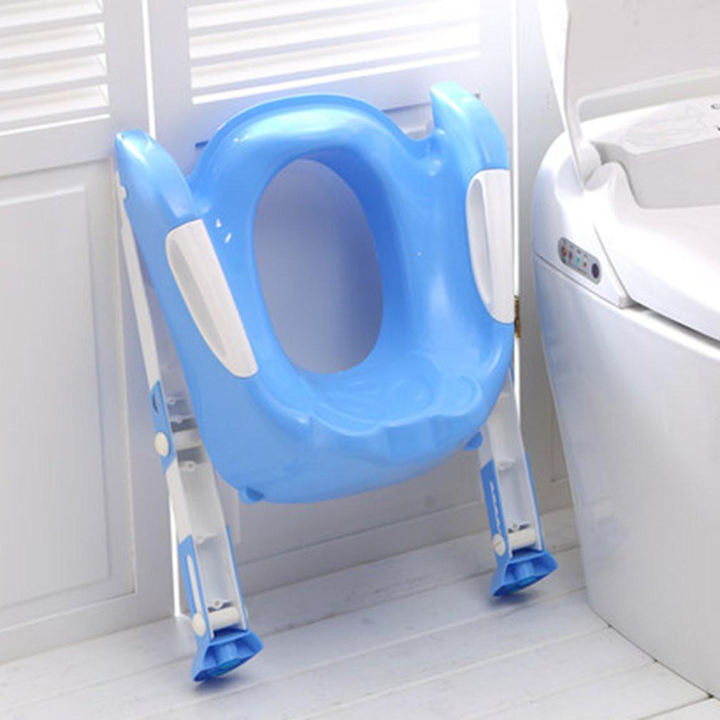 Ghế toilet gấp gọn có kèm thang dành cho trẻ em