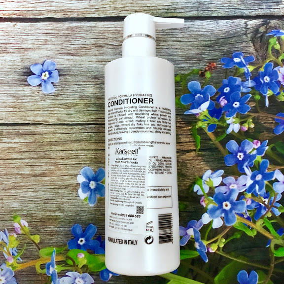 Dầu xả Karseell Deeply Moisture Conditioner dưỡng ẩm cho tóc khô da đầu nhạy cảm 500ml