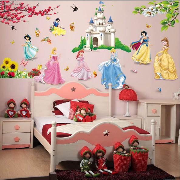 Decal trang trí Các Công Chúa Cổ Tích