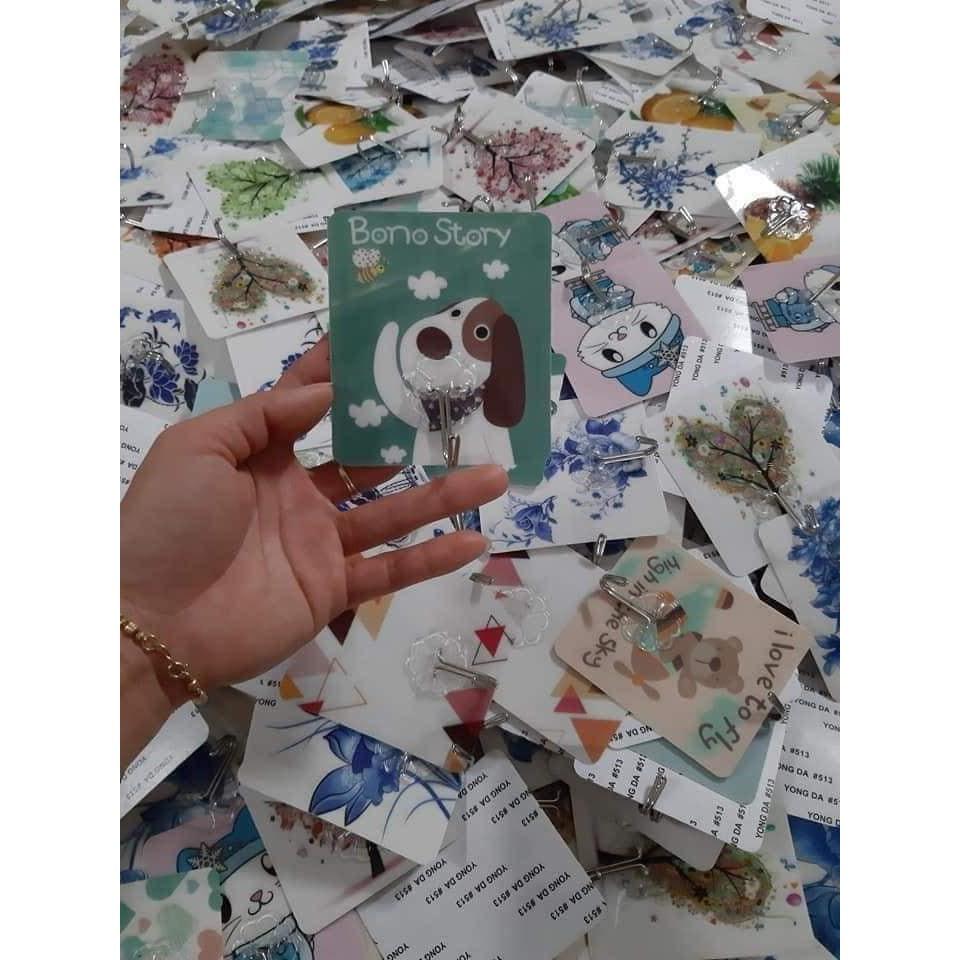 SET 10 MÓC DÁN TƯỜNG CƯỜNG LỰC 3D SIÊU DÍNH