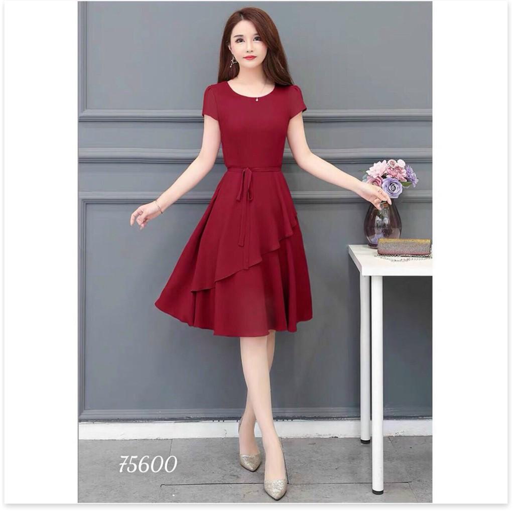 ĐẦM XÒE VOAN CHIFON NỮ CỰC SANG TRỌNG DÀNH CHO CÁC QUÝ CÔ KHANH AN STORE