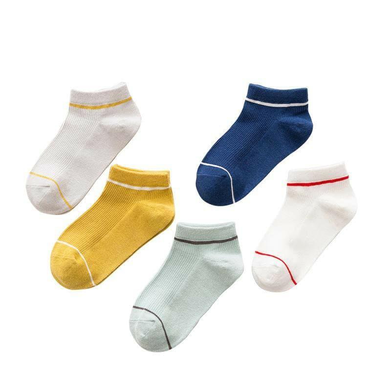 TẤT KẺ VIỀN TRẺ EM BABY SOCK SET 10 đôi cho bé 0 - 6 tháng - TB07