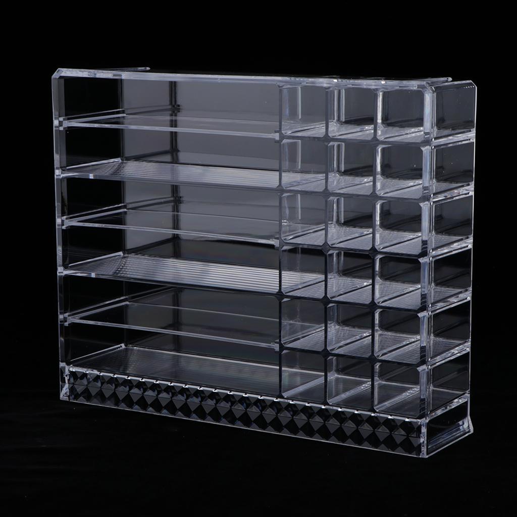 Cosmetic Organizer Clear Acrylic Makeup Box Display Perfume Jewellery Holder