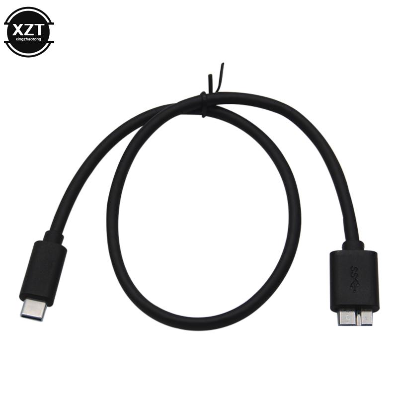 USB 3.1 Type-C đến USB 3.0 Micro B Connector cho ổ cứng điện thoại thông minh điện thoại di động